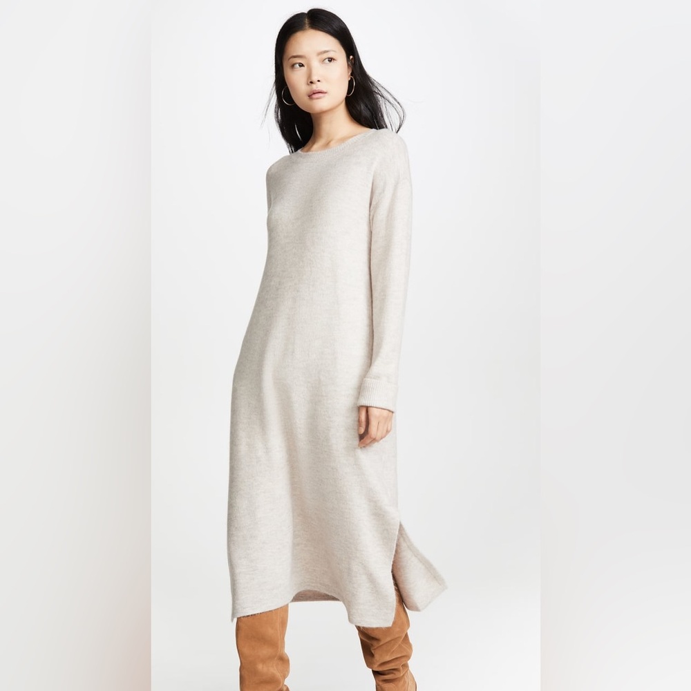 NWT Shopbop Line & Dot Calli Midi Sweater Dress in Taupe - XS